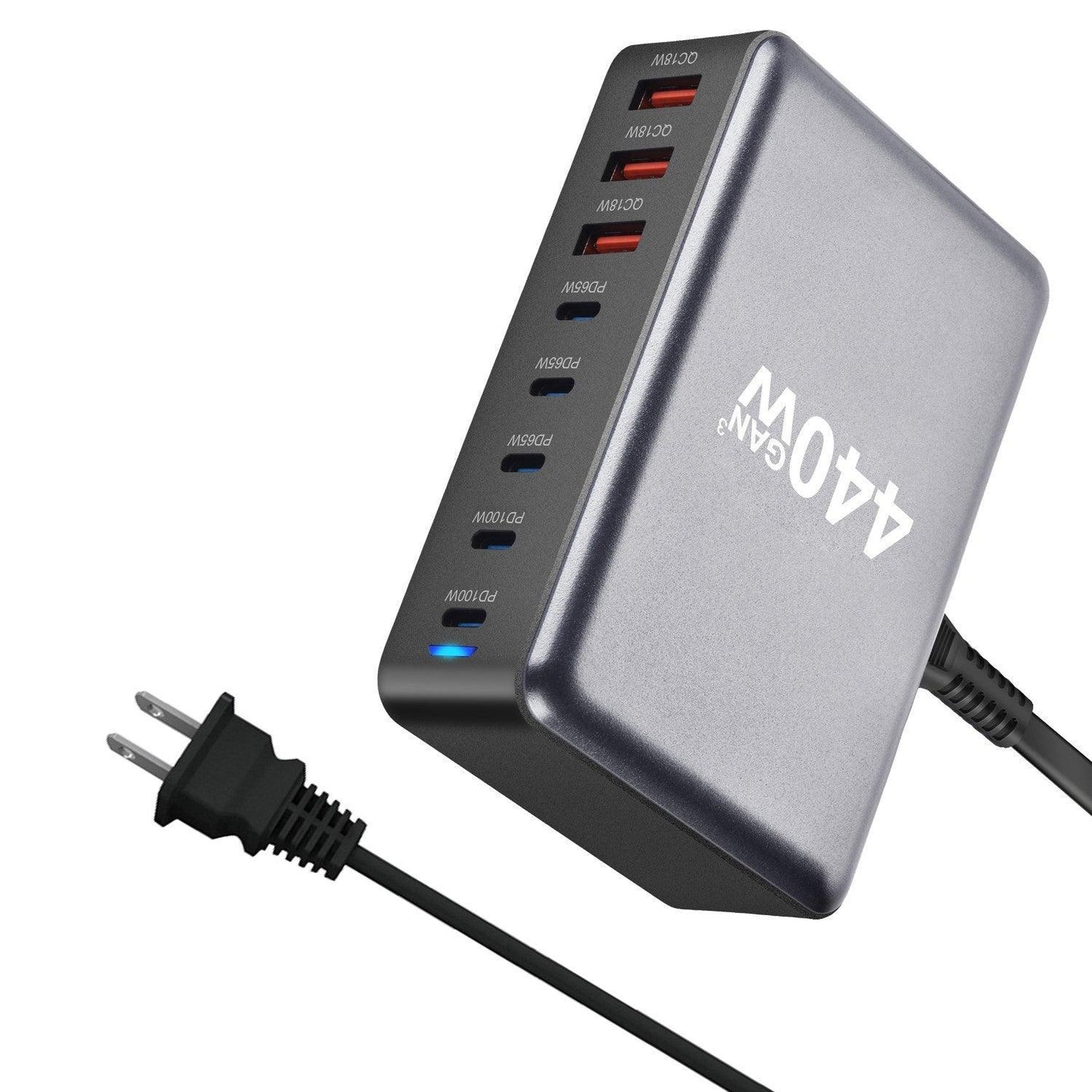 NexTECH® | 440W output GaN 8-Port USB-C Charger - NexTECH