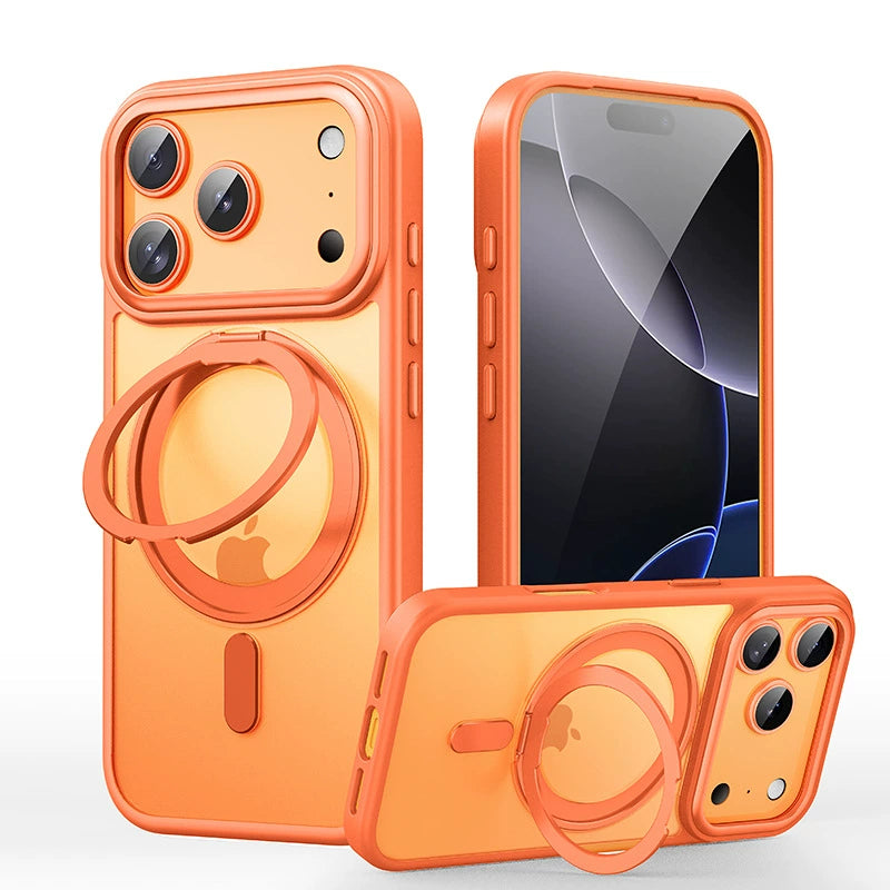 NexTECH® | Magnetic Protective Case with Rotating Stand for iPhone