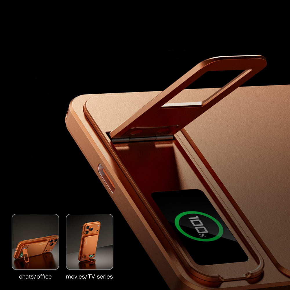 NexTECH® | Ultra-Thin Wireless MagSafe Power Bank with Screen & Stand