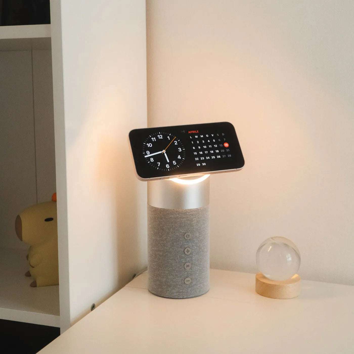 NexTECH® | 3-in-1 MagSafe Wireless Charger with Bluetooth Speaker&Touch Lamp - NexTECH