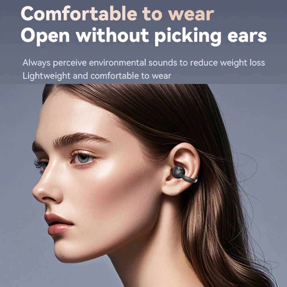 NexTECH® | AI Translation Ear-clip Earbuds with LCD Screen