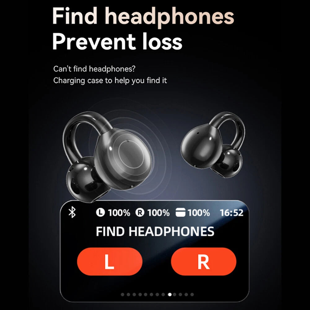 NexTECH® | AI Translation Ear-clip Earbuds with LCD Screen