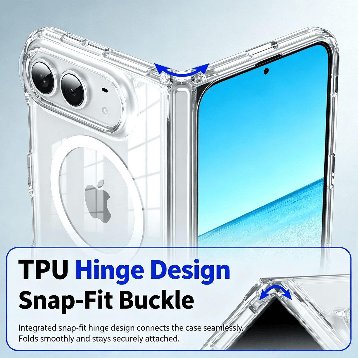 NexTECH® | Clear Full-Cover Shockproof Case for iPhone Duo