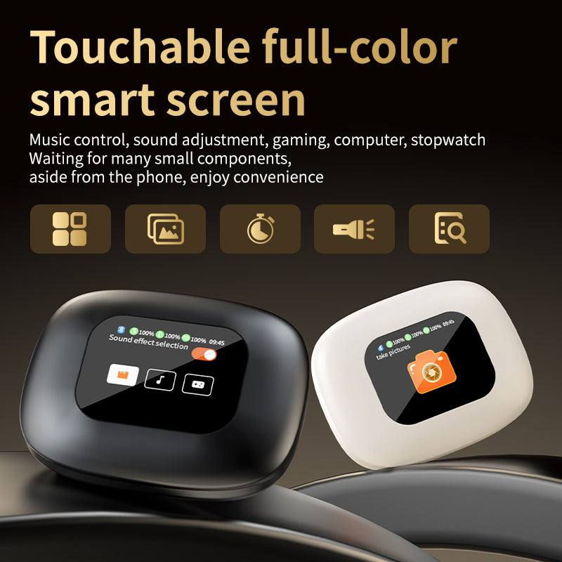 NexTECH® | AI Translation Ear-hook Earbuds with Touch Screen - NexTECH