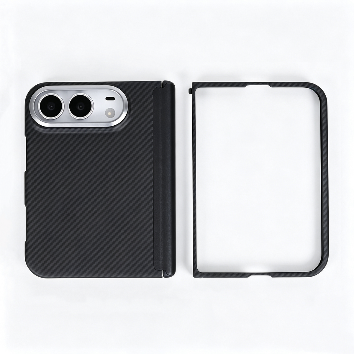 NexTECH® | Ultra-Thin Full-Cover Aramid Fiber Magnetic Case with Hinge Protection for iPhone Ultra