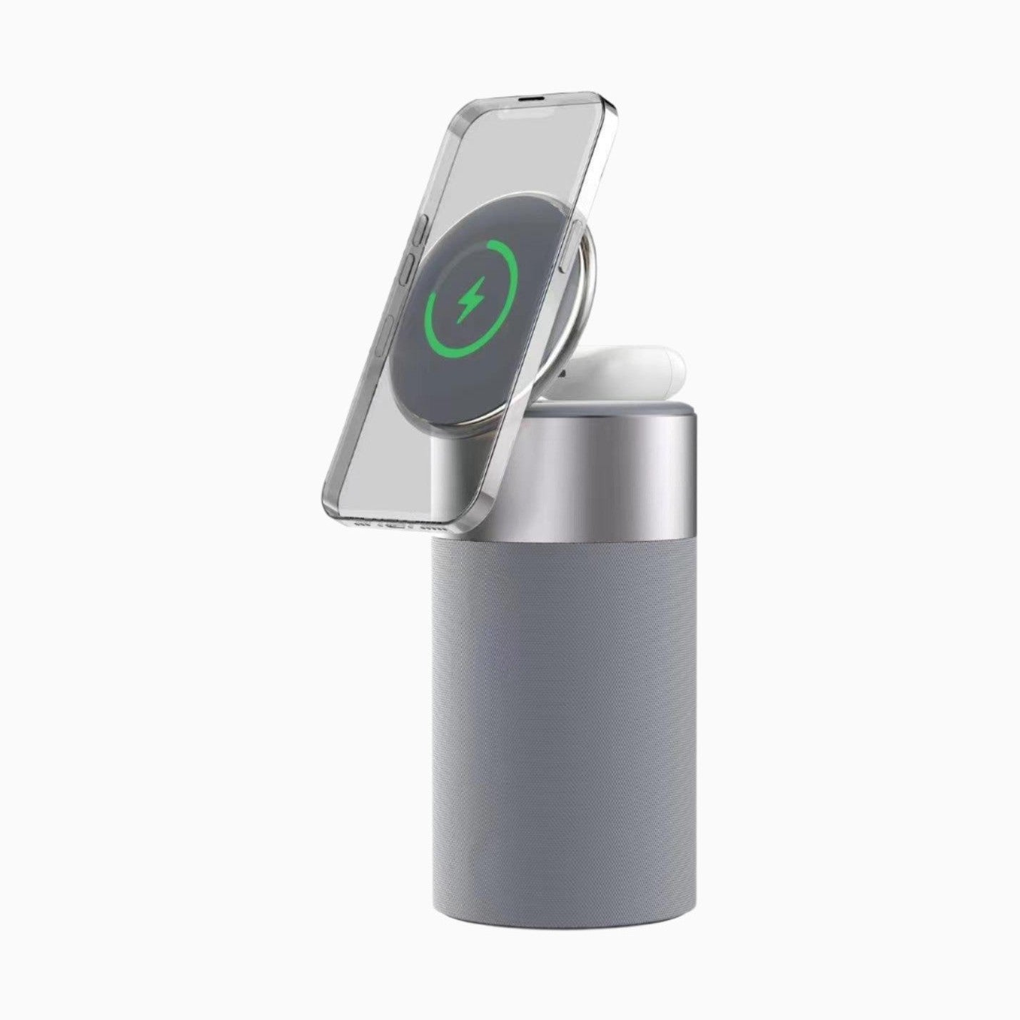 NexTECH® | 3-in-1 MagSafe Wireless Charger with Bluetooth Speaker&Touch Lamp - NexTECH