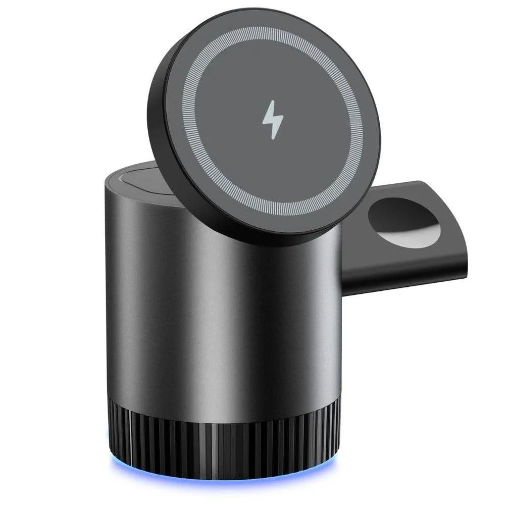 NexTECH® | 3-in-1 Magnetic Charging Station with Ambient Light - NexTECH
