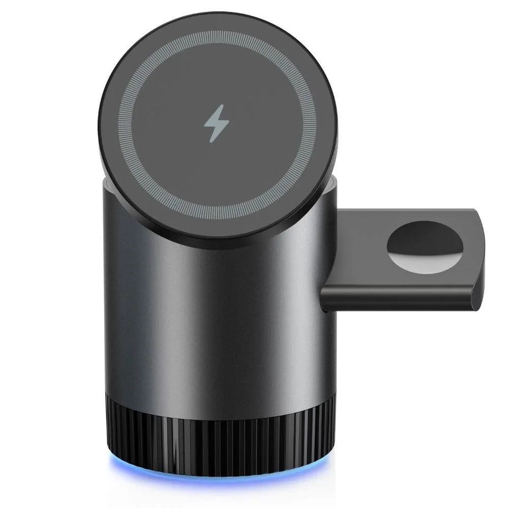 NexTECH® | 3-in-1 Magnetic Charging Station with Ambient Light - NexTECH