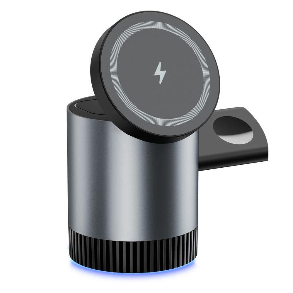 NexTECH® | 3-in-1 Magnetic Charging Station with Ambient Light - NexTECH