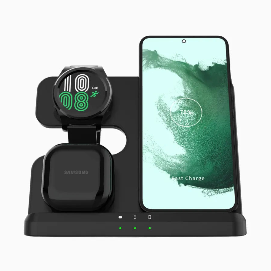 NexTECH® | 3-in-1 Wireless Charger for Samsung - NexTECH
