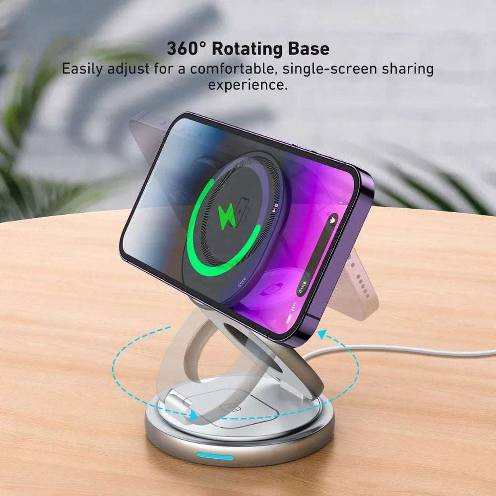 NexTECH® | 3-in-1 Foldable Wireless Charger - NexTECH