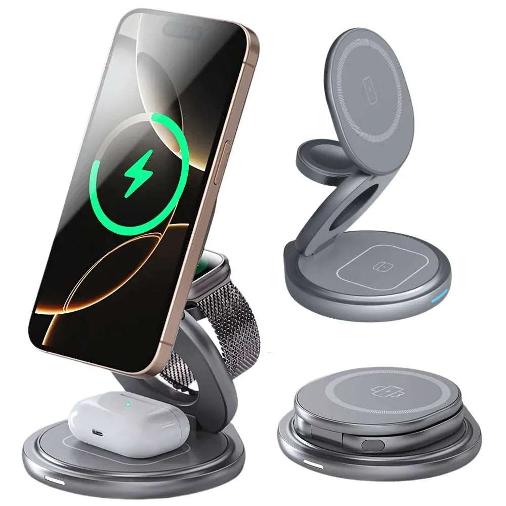 NexTECH® | 3-in-1 Foldable Wireless Charger - NexTECH