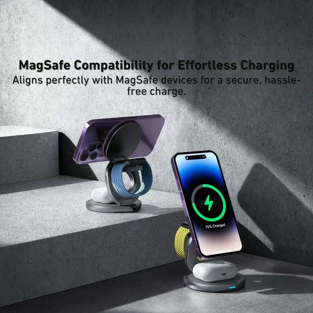 NexTECH® | 3-in-1 Foldable Wireless Charger - NexTECH