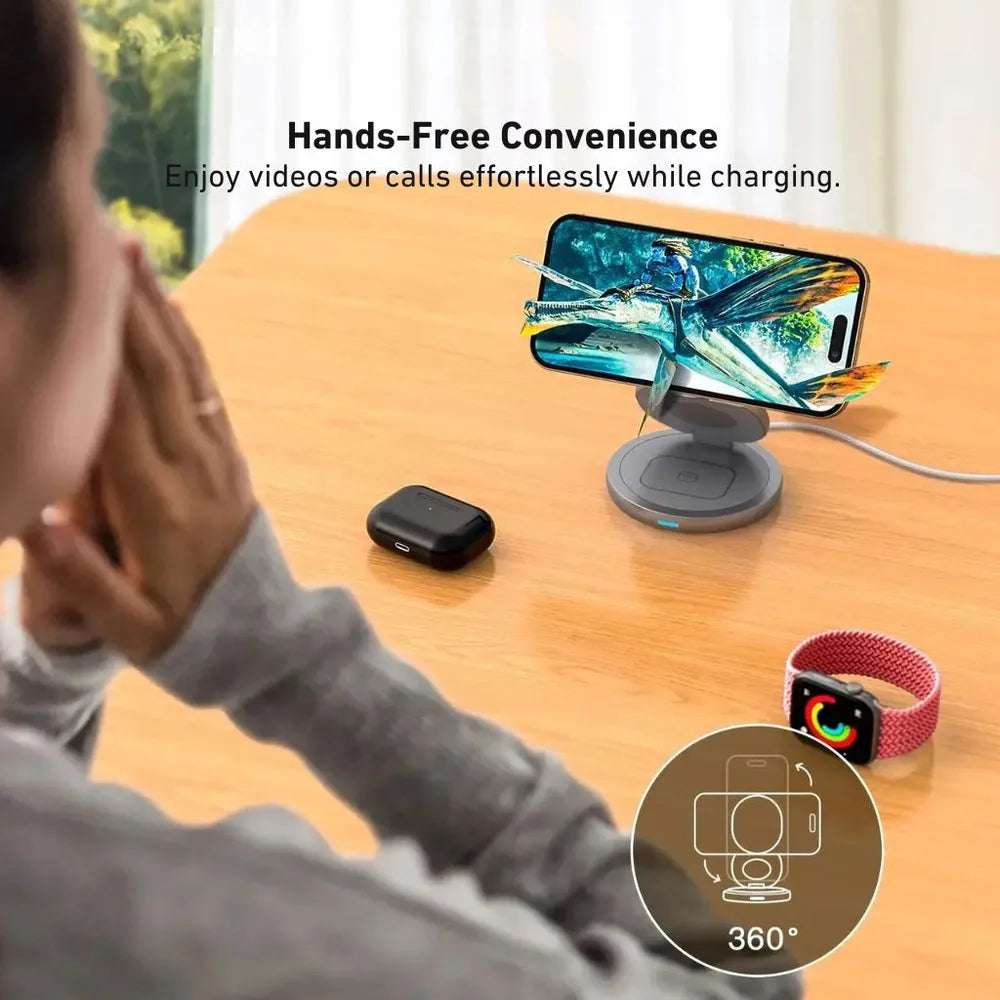 NexTECH® | 3-in-1 Foldable Wireless Charger - NexTECH