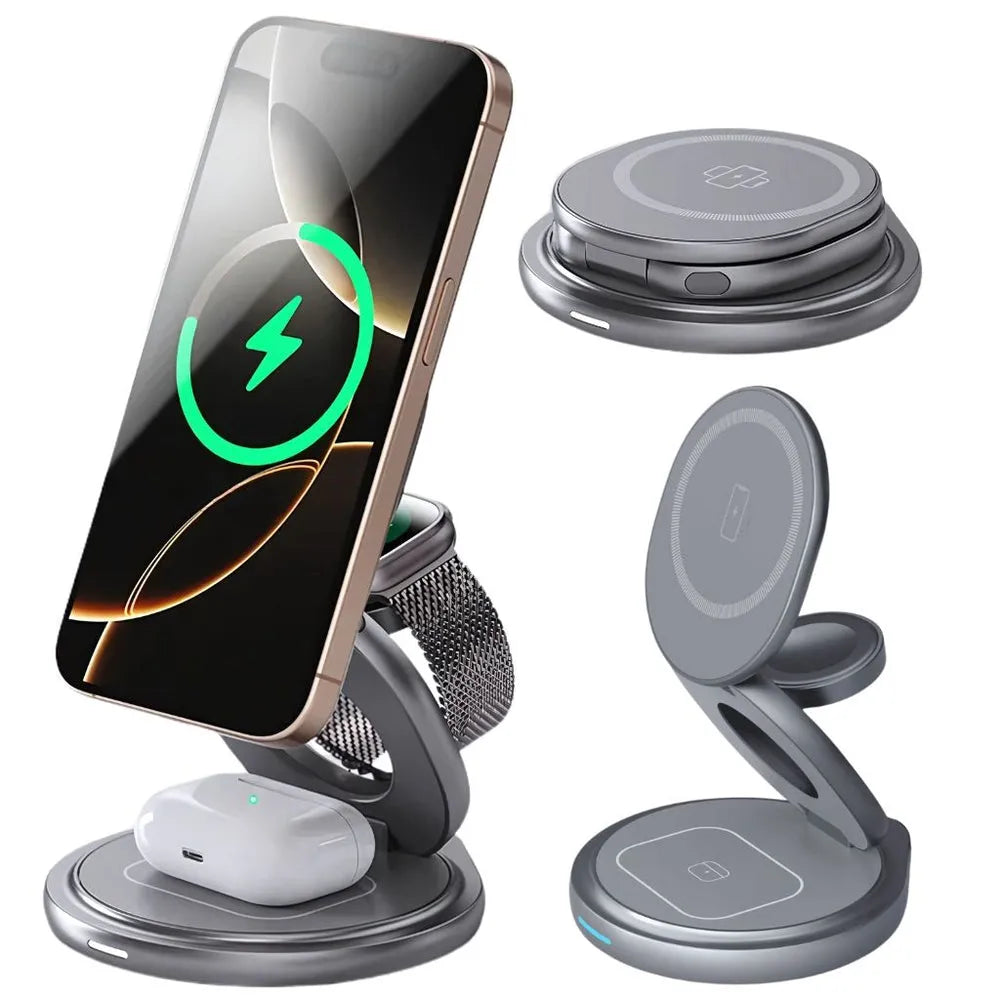 NexTECH® | 3-in-1 Foldable Wireless Charger - NexTECH
