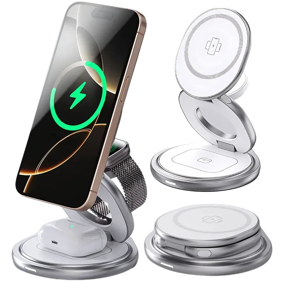 NexTECH® | 3-in-1 Foldable Wireless Charger - NexTECH