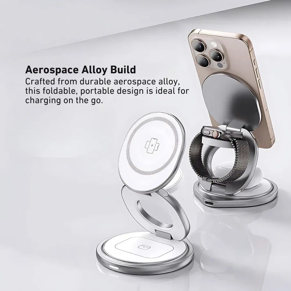 NexTECH® | 3-in-1 Foldable Wireless Charger - NexTECH