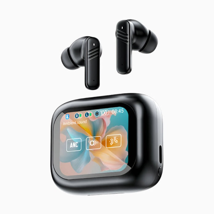 NexTECH® | AI Translation In-ear Earphones with LCD Screen - NexTECH
