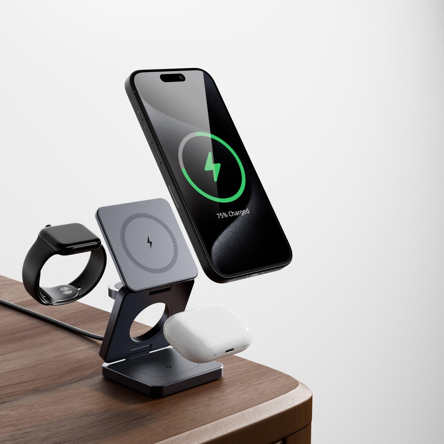 NexTECH® | 3-in-1 Foldable Wireless Charging Station for MagSafe - NexTECH
