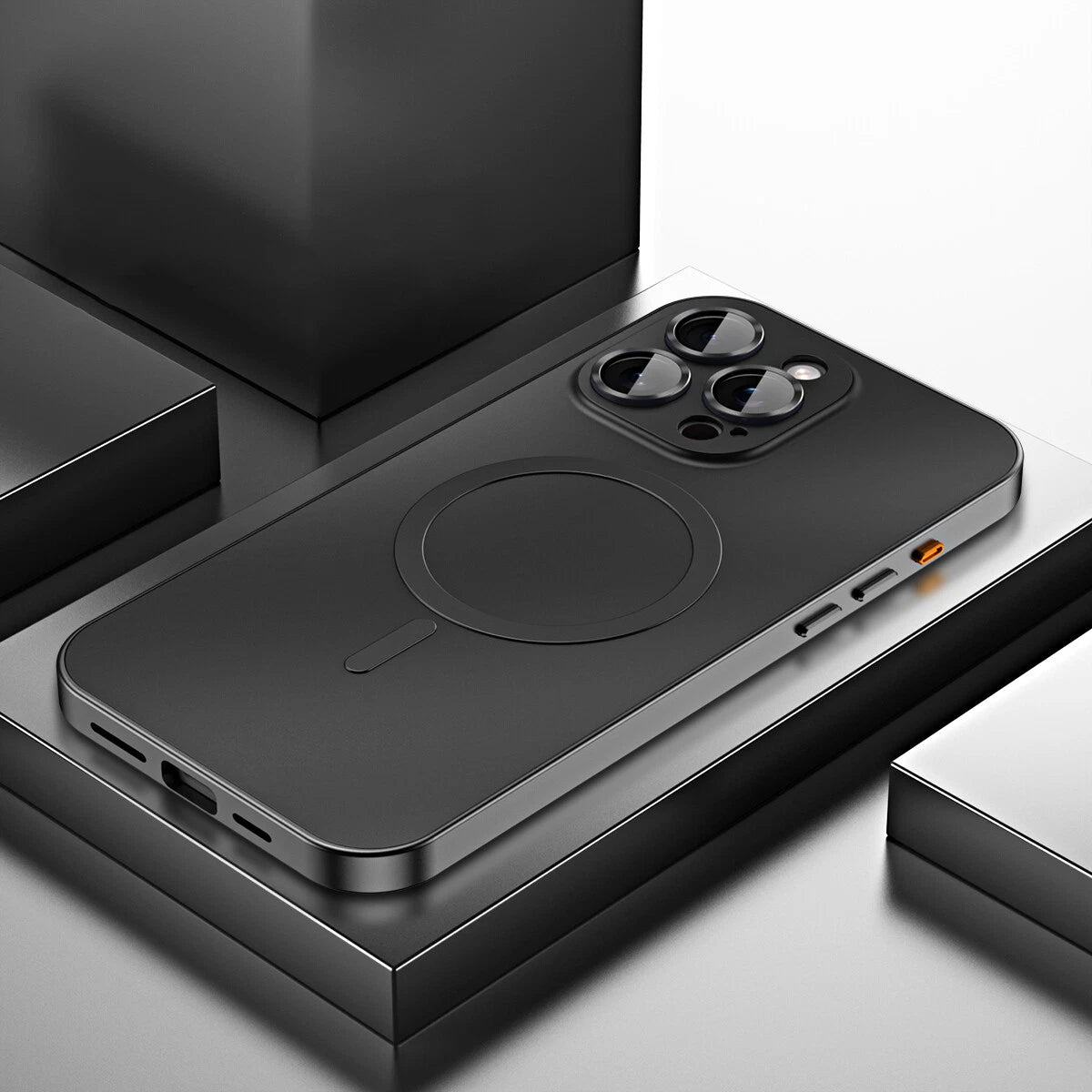 NexTECH® | Magnetic Metal Frame Shockproof Full-Cover Case for iPhone