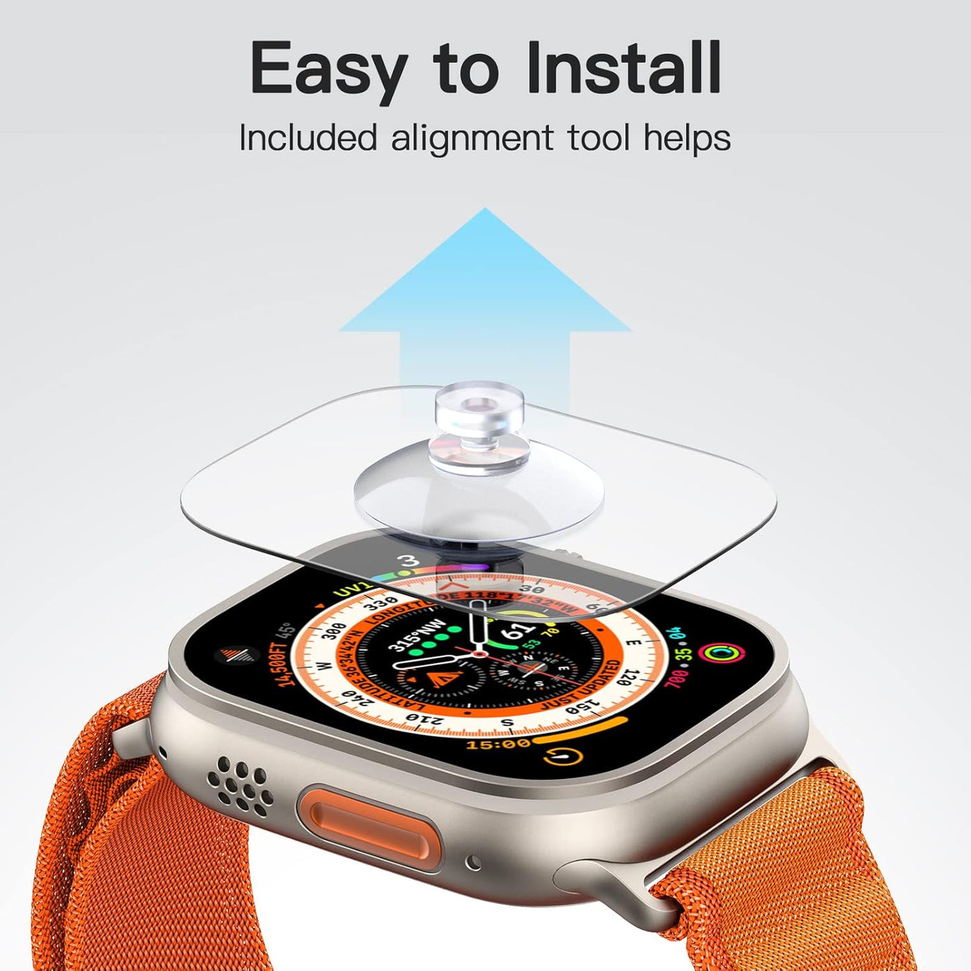 NexTECH® | Tempered Glass Screen Protector for Apple Watch