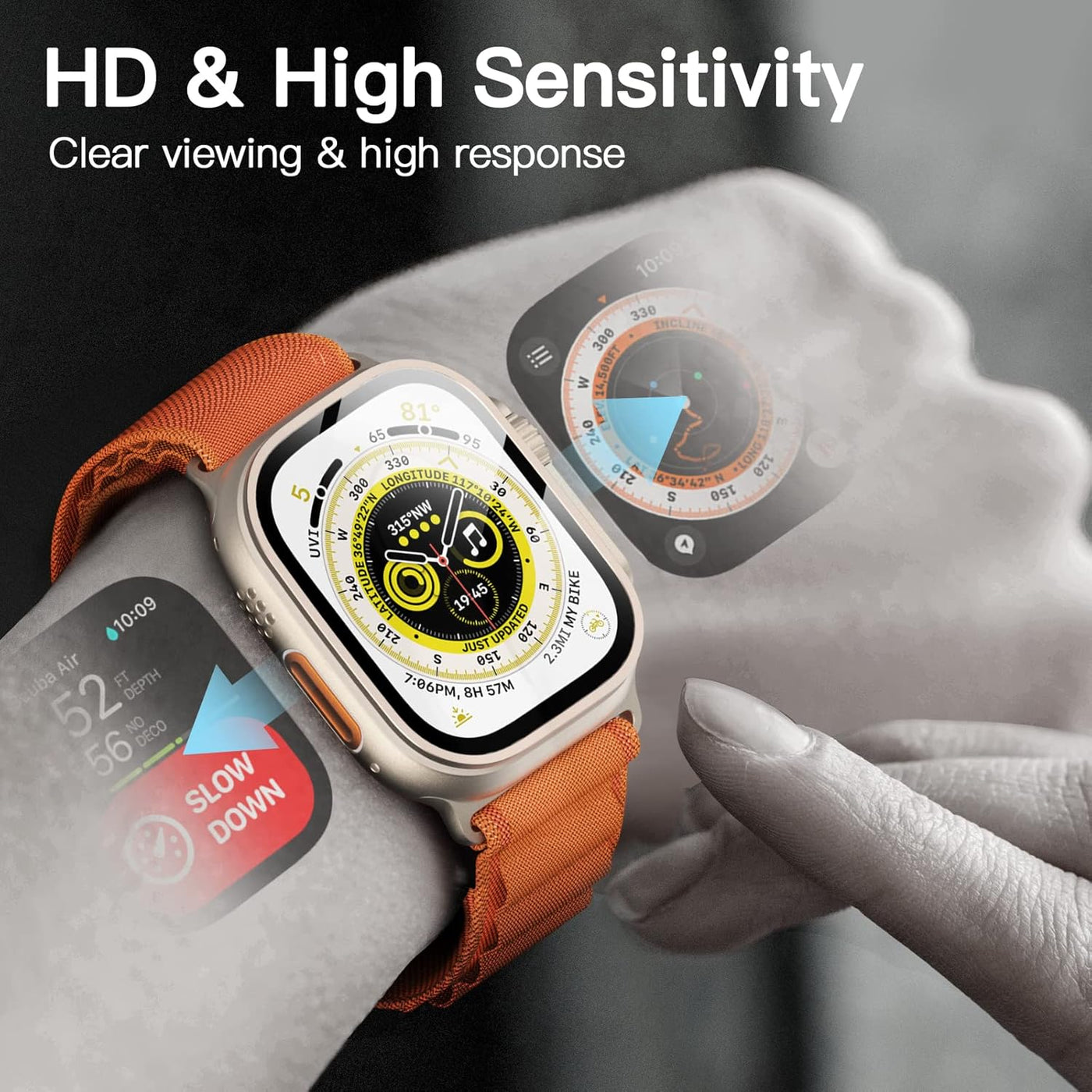 NexTECH® | Tempered Glass Screen Protector for Apple Watch
