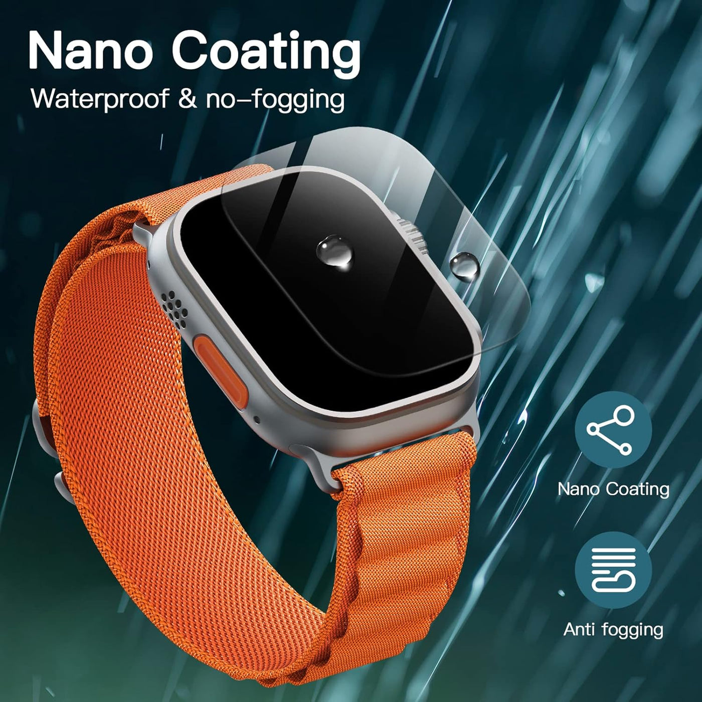 NexTECH® | Tempered Glass Screen Protector for Apple Watch