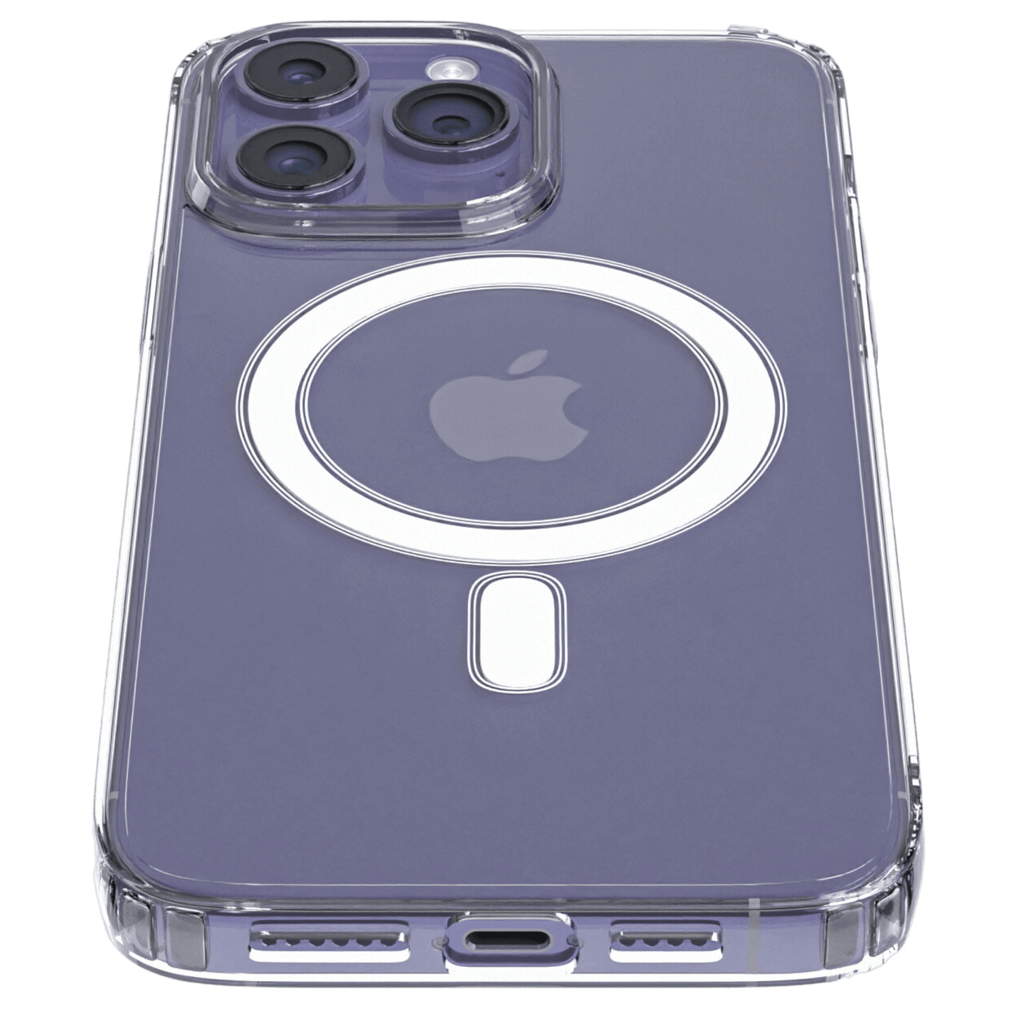 NexTECH® | Magnetic Transparent Case with Airbag Corners for iPhone