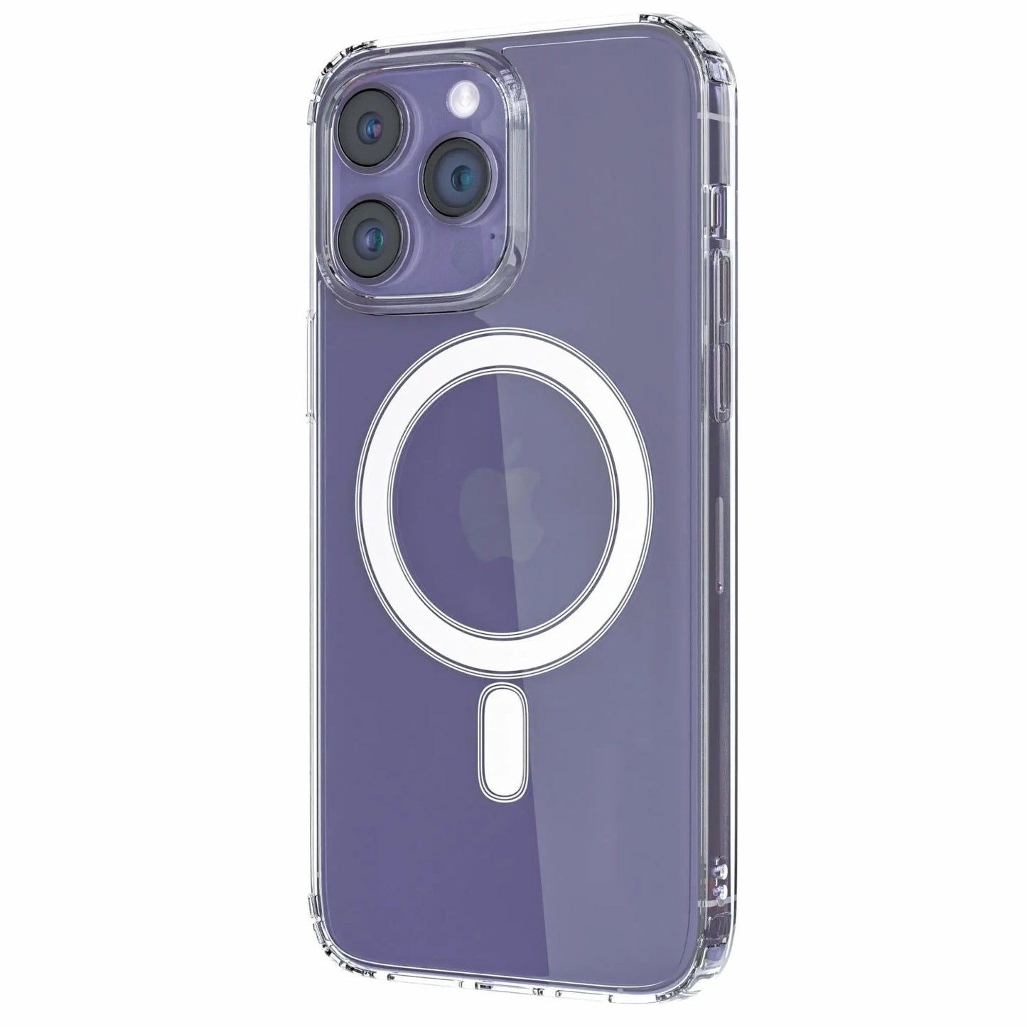 NexTECH® | Magnetic Transparent Case with Airbag Corners for iPhone