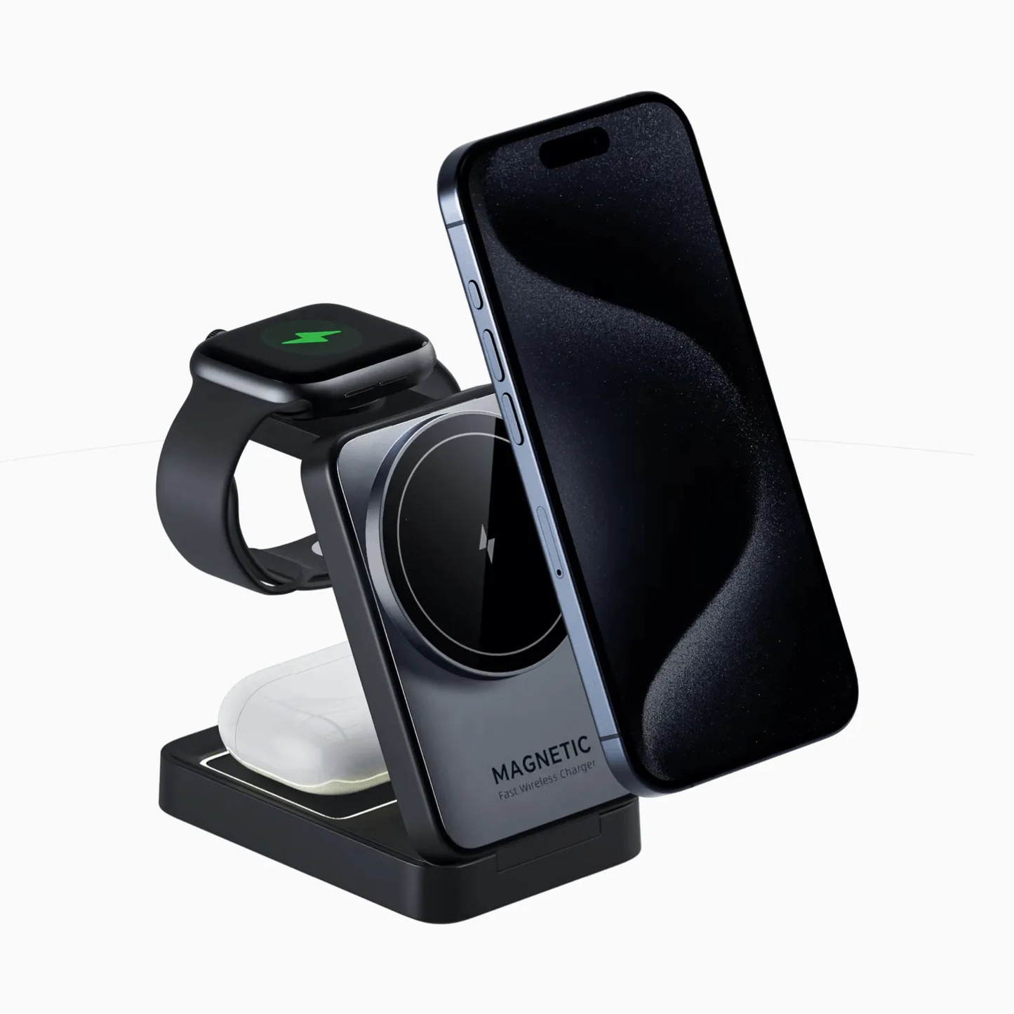 NexTECH® | 3-in-1 Foldable Wireless Charger for MagSafe - NexTECH