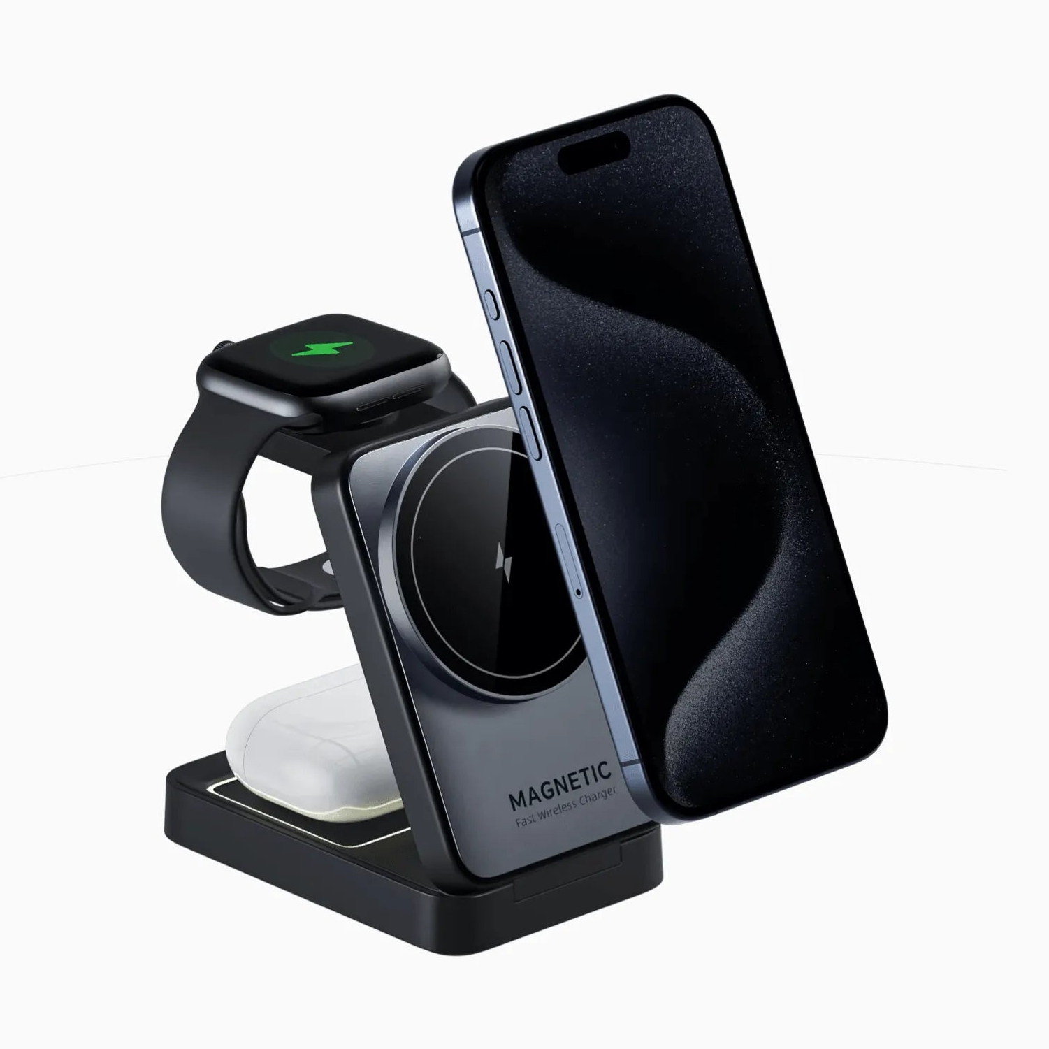 NexTECH® | 3-in-1 Foldable Wireless Charger for MagSafe - NexTECH