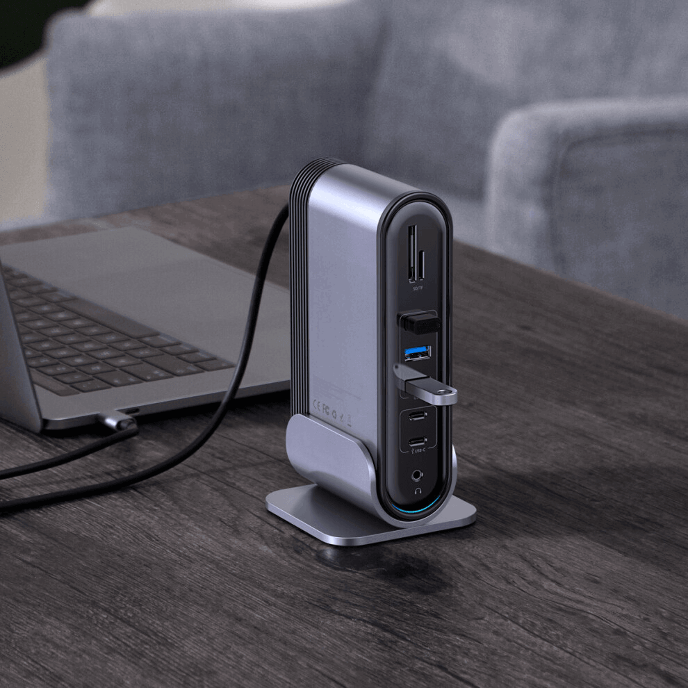 NexTECH® | 17-in-1 Docking Station with Type-C/PD/HMDI/SD/TF/USB - NexTECH