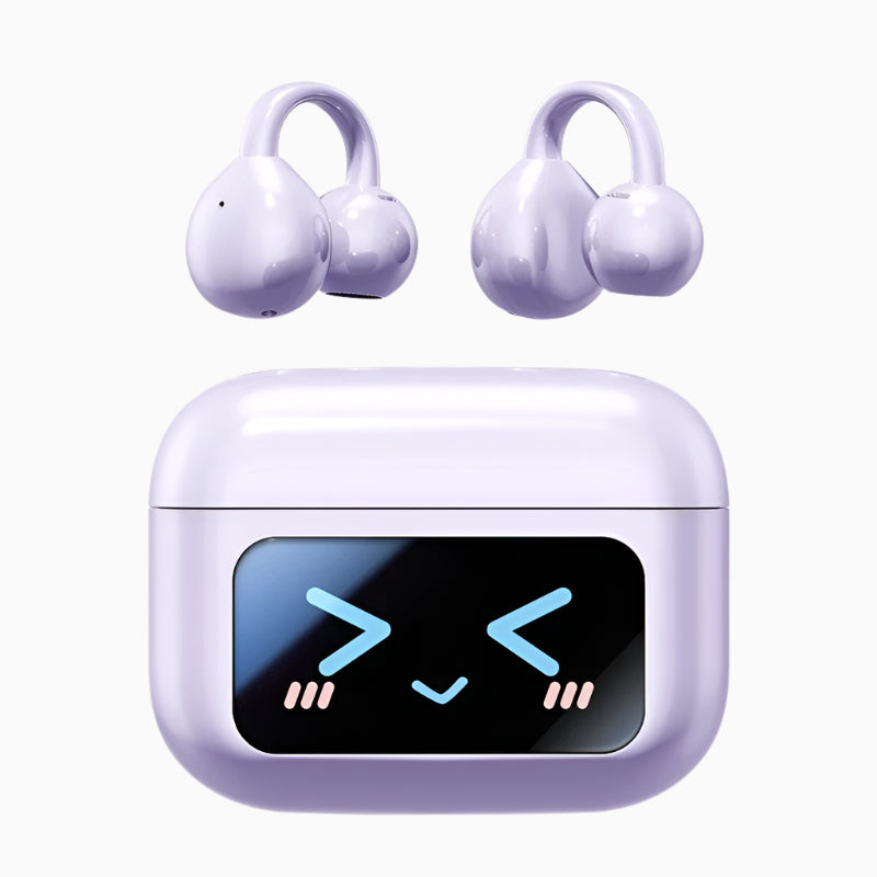 NexTECH® | AI Translation Ear-clip Earbuds with LCD Screen