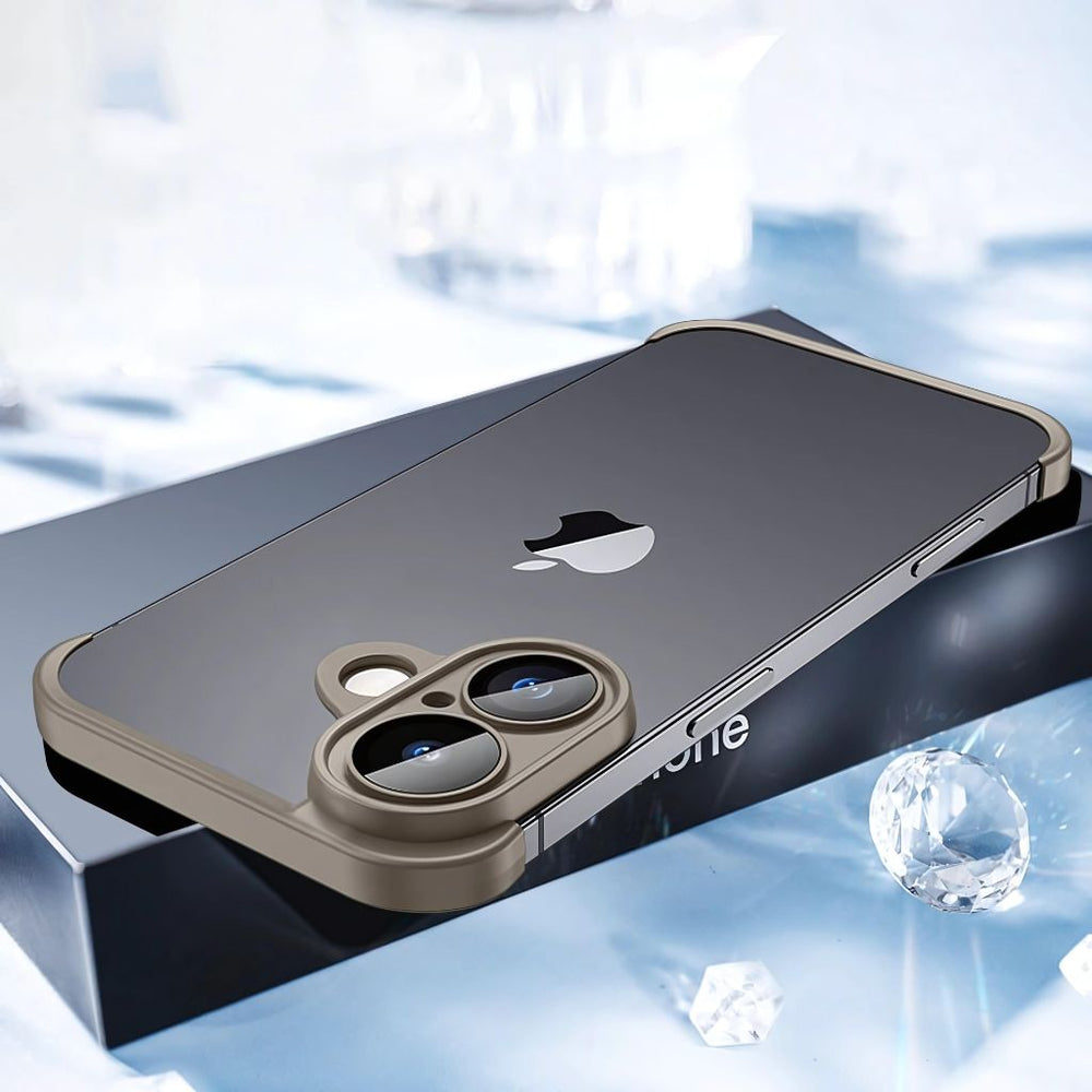 NexTECH® | Bezel-less Shockproof Case with Corner Pads & Lens Protection for iPhone