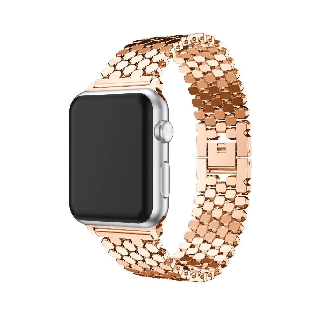 NexTECH® | Woman's Starlight Honeycomb Metal Band for Apple Watch