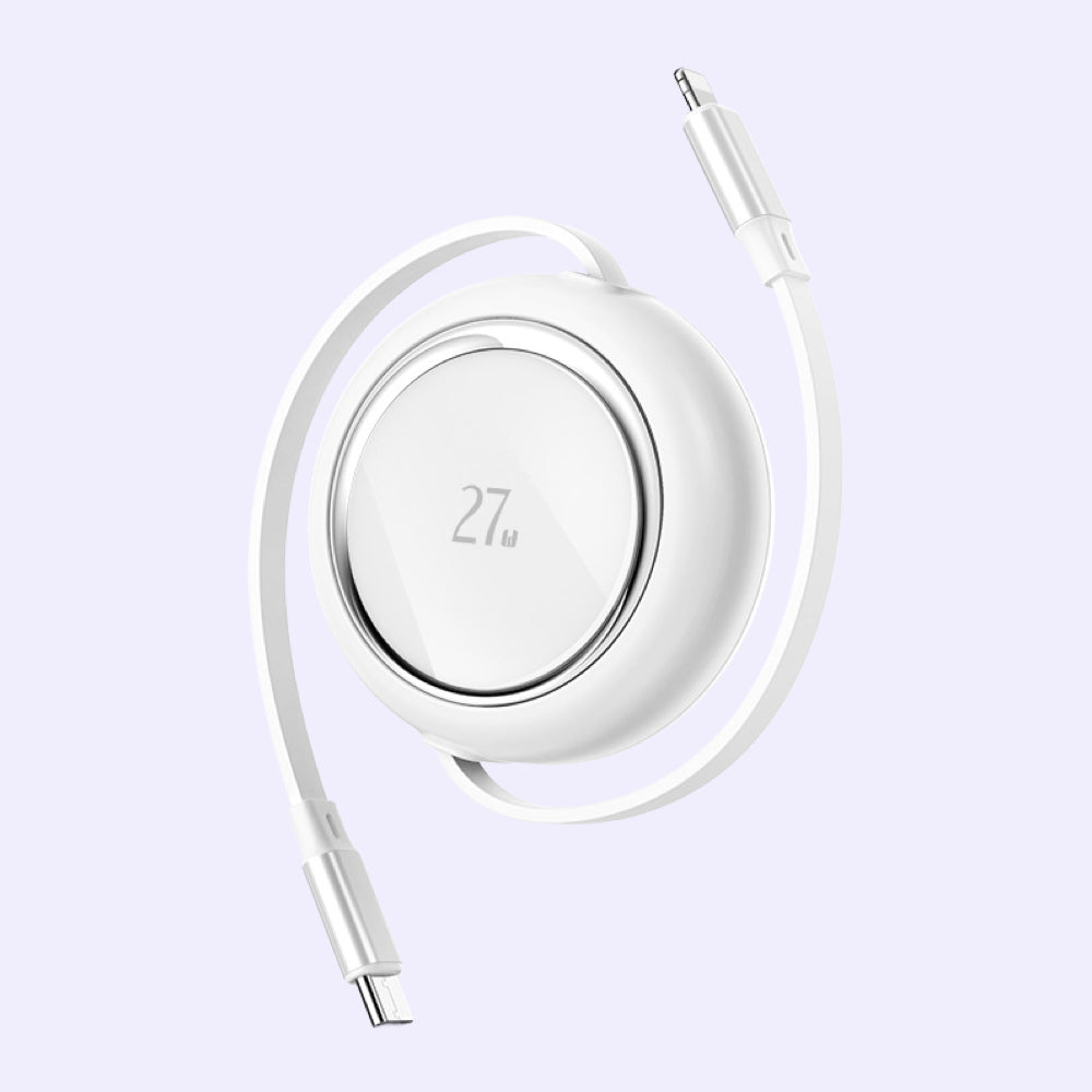 NexTECH® | Cable de Datos Retráctil de Carga Rápida de 100W