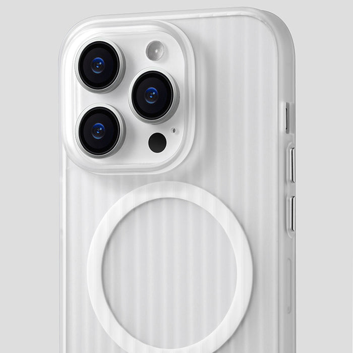 NexTECH® | Minimalist Striped MagSafe Matte Case for iPhone