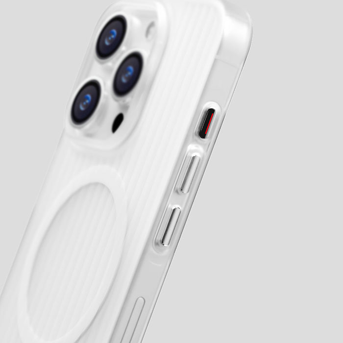 NexTECH® | Minimalist Striped MagSafe Matte Case for iPhone