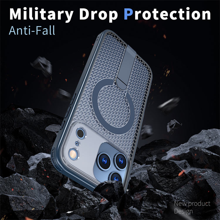 NexTECH® | Magnetic Stand Case with Heat-Dissipation for iPhone 17 Series - NexTECH - iPhone 17