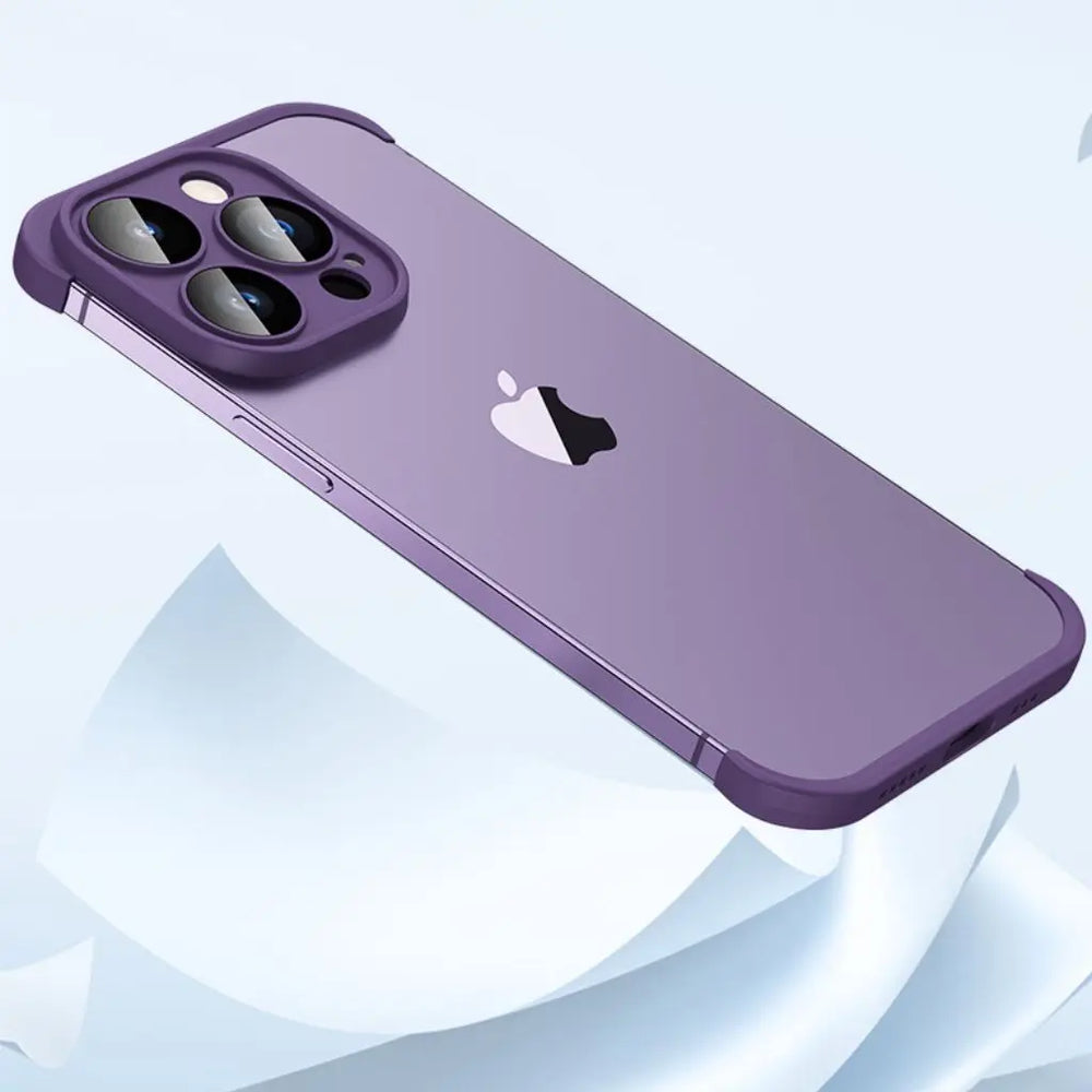 NexTECH® | Bezel-less Shockproof Case with Corner Pads & Lens Protection for iPhone