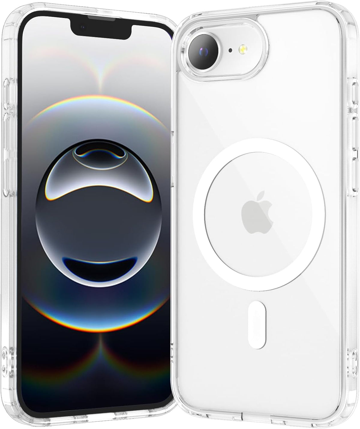 NexTECH® | Magnetic Transparent Case with Airbag Corners for iPhone