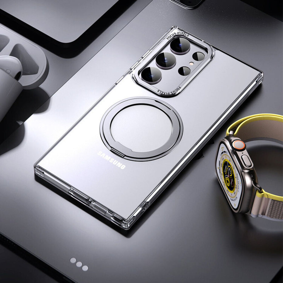 NexTECH® | Shockproof Magnetic Case with Foldable Bracket for Samsung