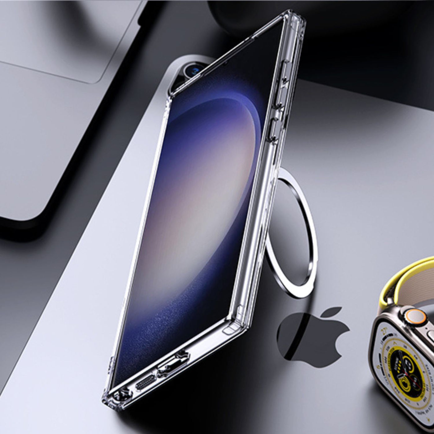 NexTECH® | Shockproof Magnetic Case with Foldable Bracket for Samsung