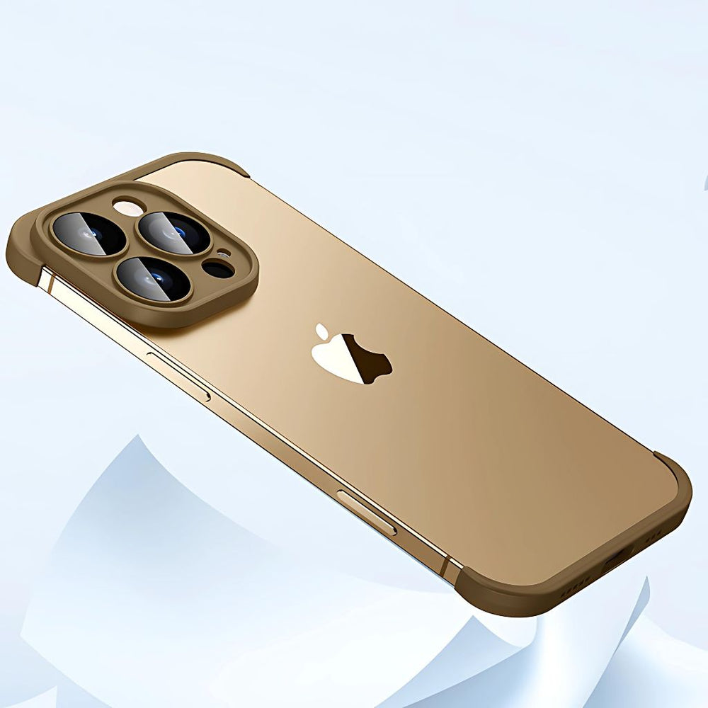 NexTECH® | Bezel-less Shockproof Case with Corner Pads & Lens Protection for iPhone