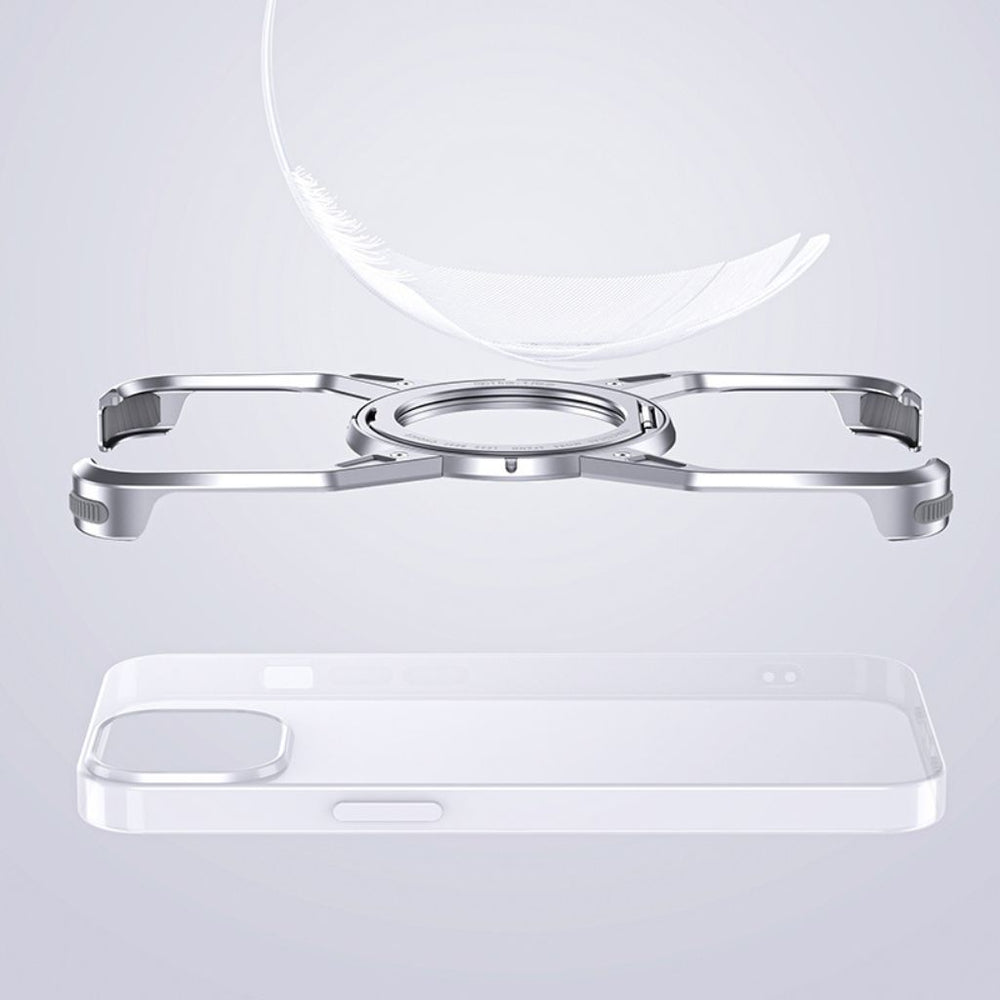 NexTECH® | Boundless Aluminum Alloy Case with 360° Magnetic Kickstand for iPhone