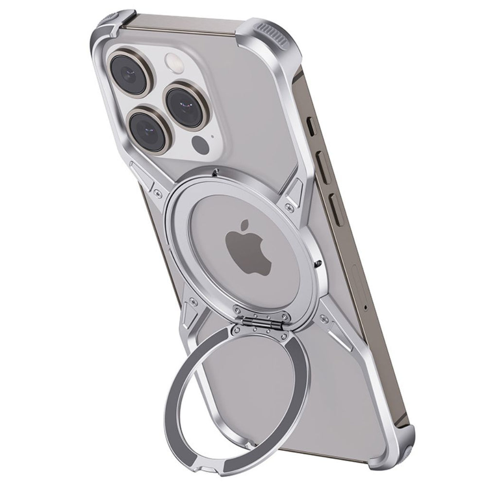 NexTECH® | Boundless Aluminum Alloy Case with 360° Magnetic Kickstand for iPhone