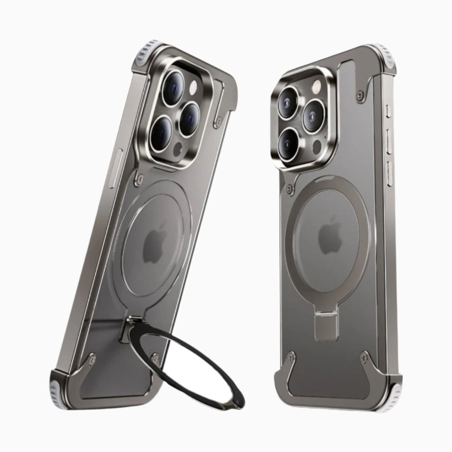 NexTECH® | Magnetic Shockproof Case with Full-Metal 360° Rotation Bracket for iPhone