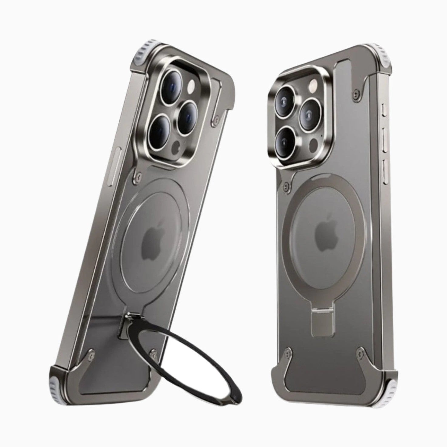 NexTECH® | Magnetic Shockproof Case with Full-Metal 360° Rotation Bracket for iPhone - NexTECH