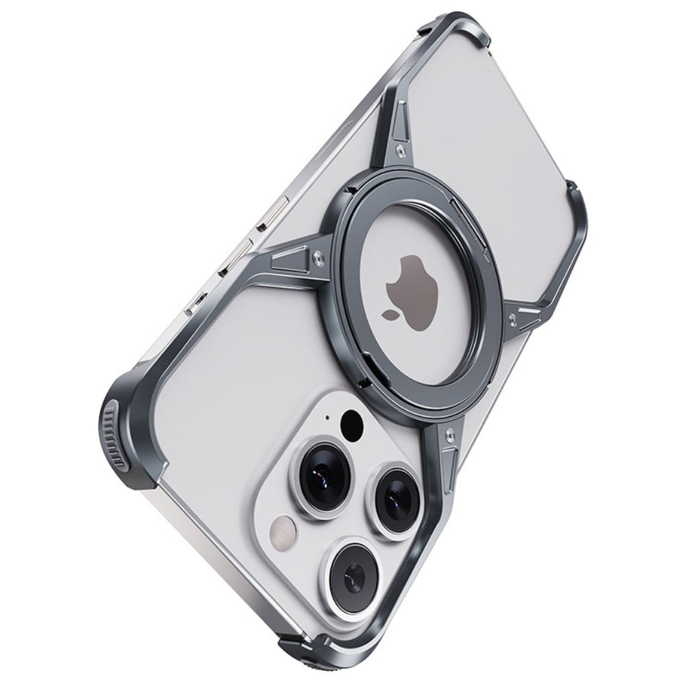 NexTECH® | Boundless Aluminum Alloy Case with 360° Magnetic Kickstand for iPhone