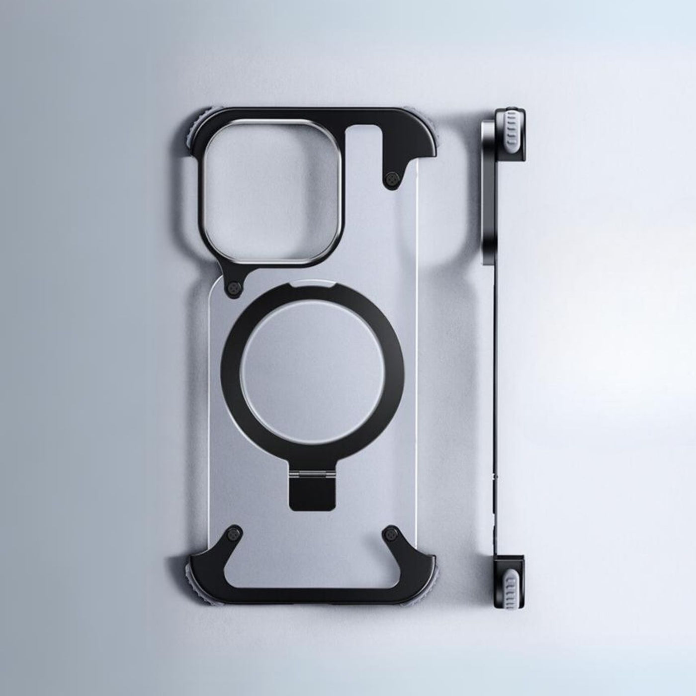 NexTECH® | Magnetic Shockproof Case with Full-Metal 360° Rotation Bracket for iPhone
